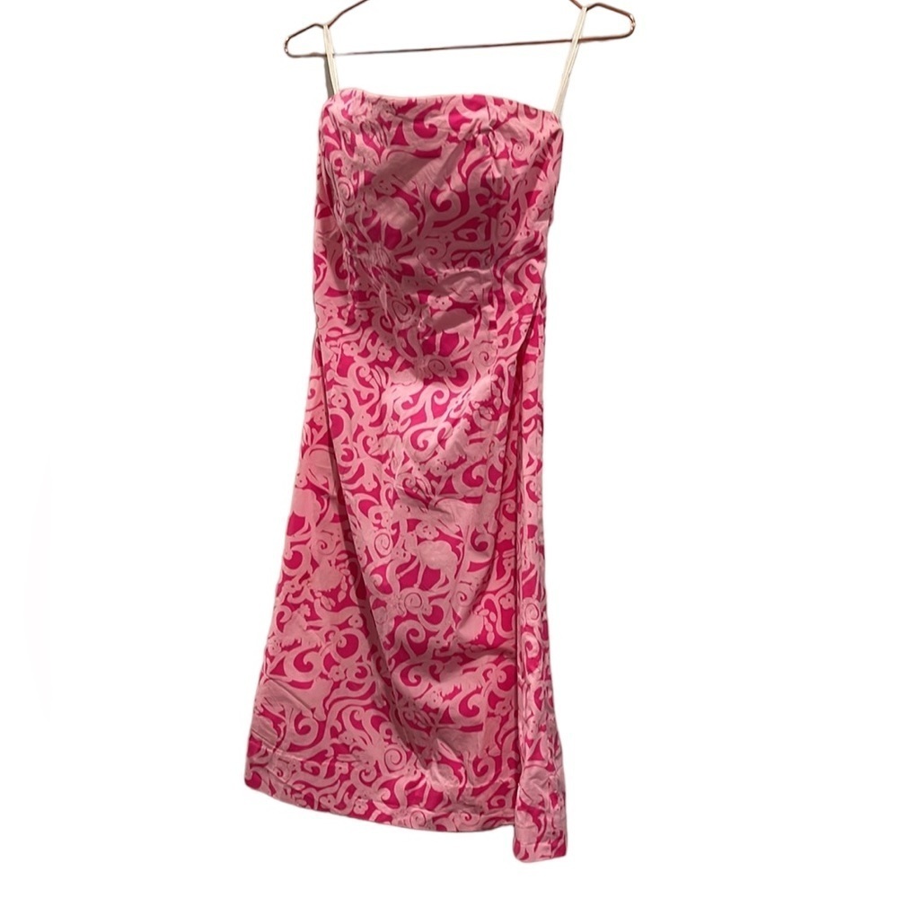 Lilly Pulitzer Pink Strapless Dress